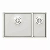 Мойка кухонная Florentina Оптима-HM 460/220.400.20.10, перелив в чаше, нержавеющая сталь / сатинированная