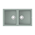 Мойка кухонная Omoikiri Kitagawa 86-2-WG artceramic / wind green