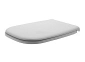 Крышка-сиденье для унитаза Duravit D-Code 0067390000 SoftClose с микролифтом, белый / петли хром