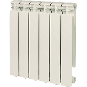 Радиатор алюминиевый Stout Bravo 500, 5 секций, боковое подключение, SRA-0110-050005