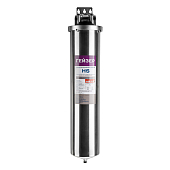 Корпус фильтра Гейзер HS 20BB 1" для горячей и холодной воды, нержавеющая сталь, комплект