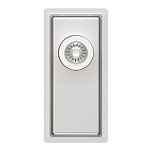 Мойка кухонная Florentina Оптима-HM.170.400.10.10, перелив в чаше, нержавеющая сталь сатинированная