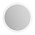 Зеркало BelBagno SPC-RNG-700-LED-TCH-WARM 700x30x700 с встроенным светильником, сенсорным выключателем и подогревом, 12W, 220-240V