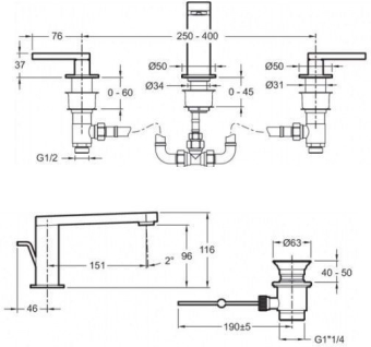 SMESITEL_DLYA_RAKOVINY_JACOB_DELAFON_COMPOSED_E73060_4_CP_MONTAZHNAYA_SKHEMA_1