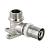 Водорозетка Valtec 16 (пресс) мм х 1/2" НР, с креплением, VTm.255.N.001604