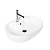 Раковина BelBagno BB1151 600x430 накладная, белый