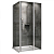 Душевой уголок Abber Sonnenstrand AG04120S-S80 без поддона, 120x80x195 cм, стекло прозрачное / профиль хром