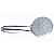 Ручной душ Melodia MKP20555/ MKP20555P 3-функциональный, D100мм, хром / серый