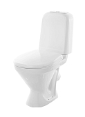 Унитаз-компакт Sanita Самарский комфорт, косой выпуск, сиденье с микролифтом