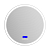 Зеркало BelBagno SPC-RNG-800-LED-TCH-RAD 800x30x800 с встроенным светильником, сенсорным выключателем, bluetooth, цифровым термометром, радио, 12W, 220-240V