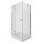 Душевое ограждение Triton Брава-Хром 1200x80x207 см, поддоном, стекло прозрачное, профиль хром