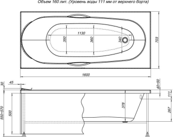 FRONTALNAYA_PANEL_DLYA_VANNY_AQUANET_DALI_160_MONTAZHNAYA_SKHEMA_1