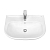 Раковина Roca Access ZRU9307610 600x450, с отверстием под смеситель, белый