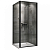Душевой уголок Abber Sonnenstrand AG04090B-S100B без поддона, 90x100x195 cм, стекло прозрачное / профиль черный