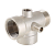 Соединитель для насоса Valtec пятиходовой 1" НР x 1" ВР x 1" ВР x 1/4" НР x 1/4" ВР, длина 80 мм, латунный, VTr.600.N.06080