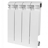 Радиатор биметаллический Stout Alpha 350, 4 секции, боковое подключение, SRB-2310-035004