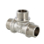 Тройник Valtec 3/4" НР x 3/4" НР x3/4" НР, латунный, VTr.131.N.0005