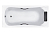Ванна акриловая Roca BeCool 180x80 с отверстиями под ручки ZRU9302782
