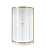 Душевой уголок Niagara Nova NG-6406-08 GOLD 90x90 см, стекло прозрачное, профиль золото