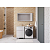 Тумба напольная Эстет Dallas Luxe New 1200х482 с раковиной Даллас, левосторонняя, 2 ящика, белый