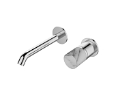 Смеситель Bronze de Luxe Focus 24686CM настенный, (с внутренней частью), хром / ручка под мрамор