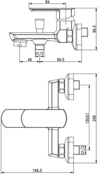 SMESITEL_DLYA_VANNY_S_DUSHEM_AQUANET_CINETIC_AF120_20S_MONTAZHNAYA_SKHEMA_1