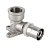Водорозетка Valtec 20 (пресс) мм х 1/2" ВР, с креплением, VTm.254.N.002004