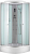 Душевая кабина Niagara NG-3316G 100x100 см, стекло матовое / профиль хром