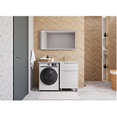 Тумба напольная Эстет Dallas Luxe New 1200х482 с раковиной Даллас, правосторонняя, 2 ящика, белый