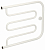 Полотенцесушитель водяной Сунержа Лира 500х650 подключение вертикальное, белый