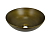 Раковина накладная Bronze de Luxe Sphera 405х405 на столешницу, бронза