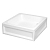 Поддон душевой RGW Acryl B/CL-S 90x90 см, белый