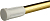 Карниз для ванны Melodia Interlock 110-200 см, алюминий / золото