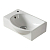 Раковина CeramaLux N 78404R 41x28 правая, белый