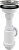 Сифон для мойки AlcaPlast A446-DN50/40 с выпуском