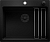 Мойка кухонная Blanco Etagon 6 Black Edition с отводной арматурой, черный