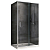 Душевой уголок ABBER Schwarzer Diamant AG301105-S605 без поддона, 60x110x190 см, стекло прозрачное / профиль хром