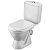 Унитаз-компакт Santek Алькор 1WH302196 с сиденьем, белый
