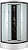 Душевая кабина Niagara NG-6702 100x100 см, стекло прозрачное / профиль черный