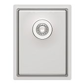 Мойка кухонная Florentina Оптима-HM 300.400.10.10, перелив в чаше, нержавеющая сталь / сатинированная
