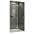 Душевая дверь Abber Zart AG08070P складная 70x195 cм, стекло прозрачное / профиль хром