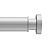 Карниз для ванны Iddis Basic Shower Rod 020A200i14 телескопический, хром матовый