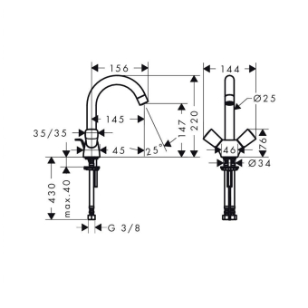 SMESITEL_DLYA_RAKOVINY_HANSGROHE_LOGIS_71222000_MONTAZHNAYA_SKHEMA_1