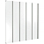 Шторка на ванну Good Door Screen GR5-120-C-CH  120x140 5-ти створчатая складная