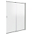 Шторка на ванну Good Door Screen SL-100-C-CH 100x140 со скрытым доводчиком, прозрачное стекло 4 мм