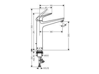 SMESITEL_DLYA_RAKOVINY_HANSGROHE_NOVUS_71123000_MONTAZHNAYA_SKHEMA_1