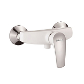 Смеситель Shevanik S5016F для ванны и душа, белый / хром