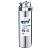 Корпус фильтра Аквабрайт SlimLine 10SL 1/2" нержавеющая сталь, АБФ-НЕРЖ-12