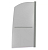 Шторка на ванну Good Door Screen R-HT-80-C-CH 80x140, с ручкой