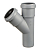 Тройник внутренний Синикон Pipe Lite 50x50 мм 45° двухраструбный